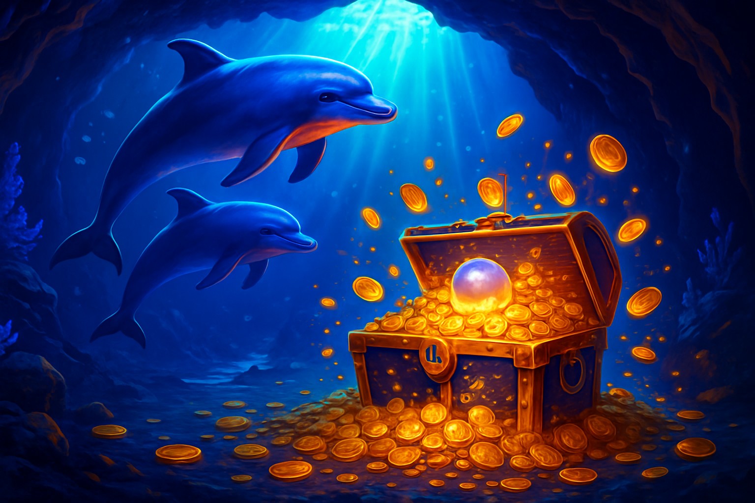Dolphin Treasure key art